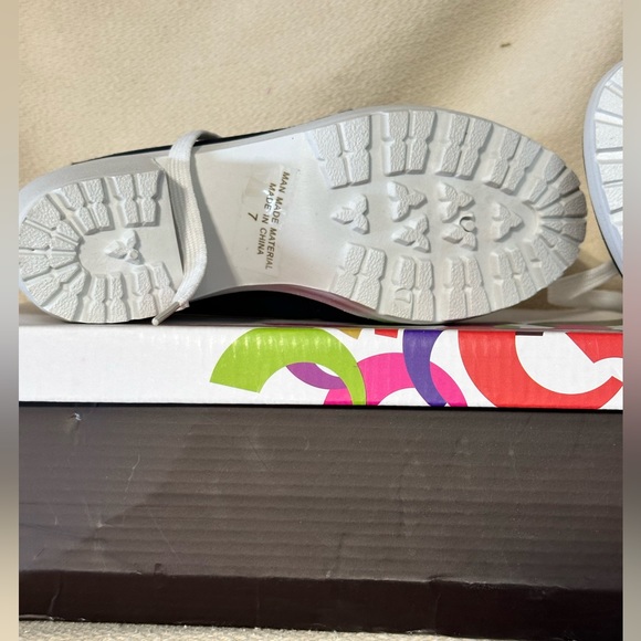 Refresh women’s chunky heal shows sz 7 nwt Navy - Picture 6 of 7